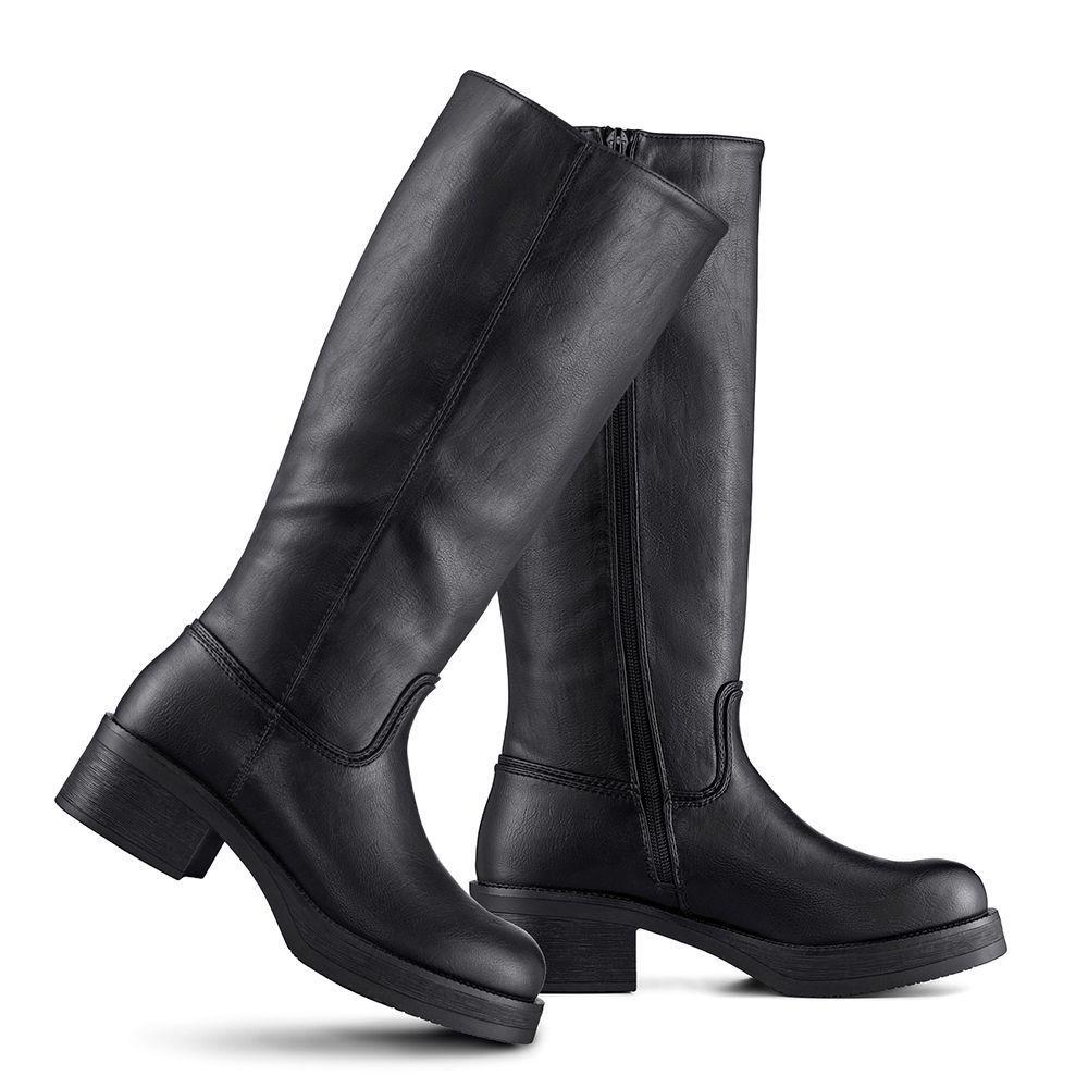Bota Taco Mujer Casual PU Weide CZY657-5