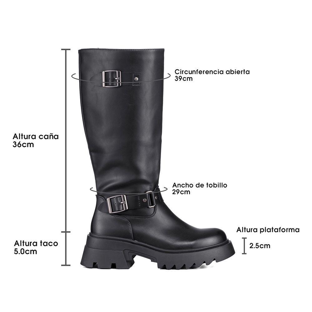 Bota Taco Mujer Casual PU Weide CZY657-7