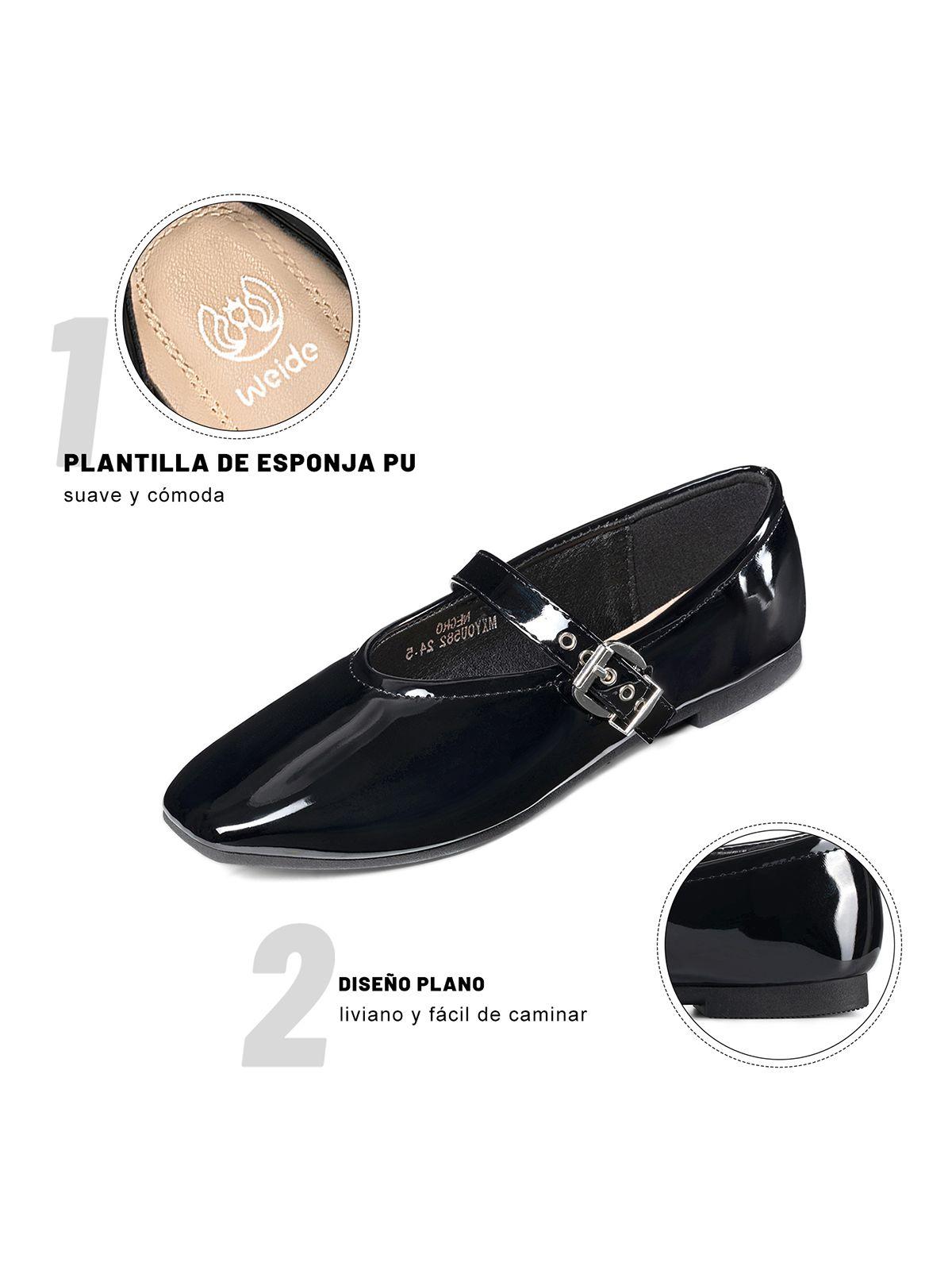 Ballerinas PU Acharolado Mujer Plano Weide YOU582-5
