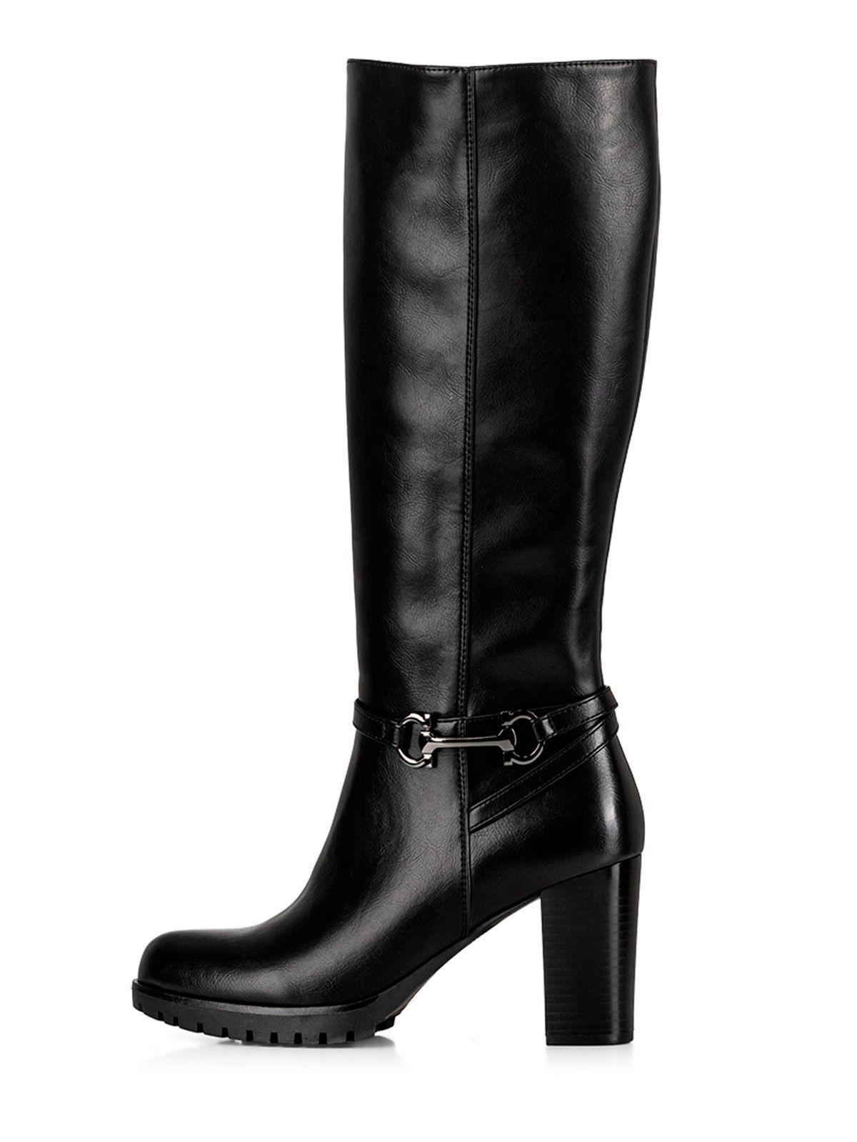 Bota Negro Casual Mujer Weide QBM01-4