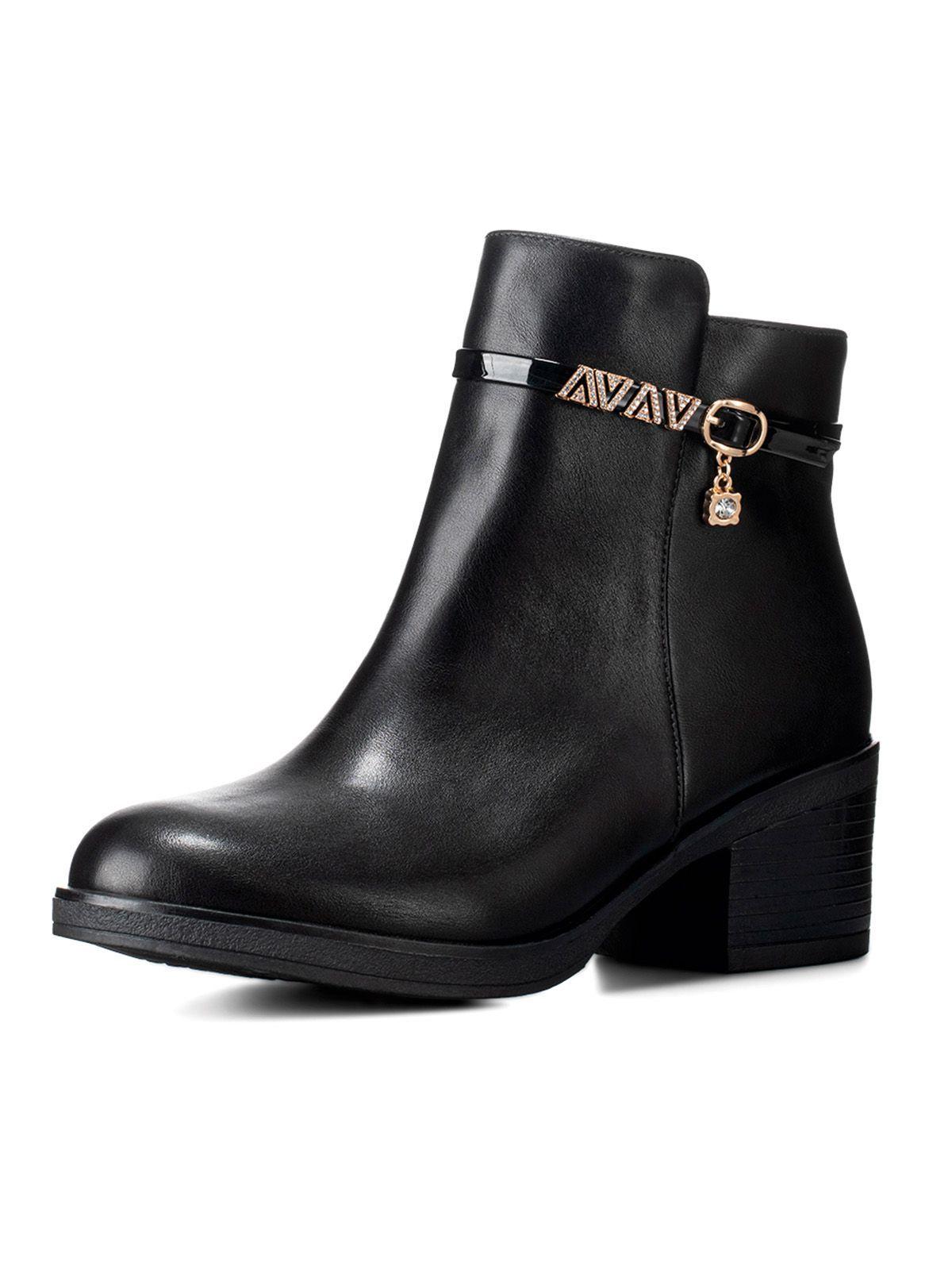 Botin Negro Casual Mujer Weide GH111-0
