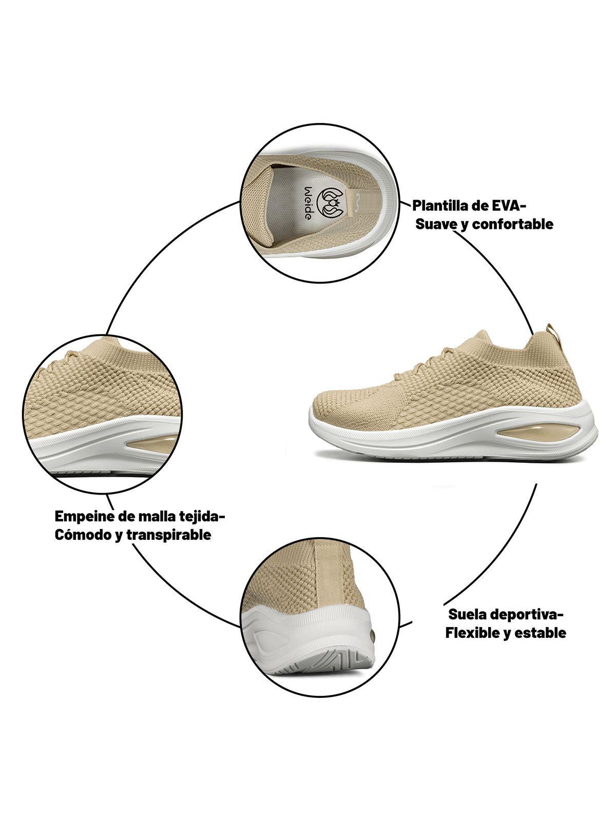 Zapatilla Urbana Deportiva Malla Mujer Weide TFA313-5