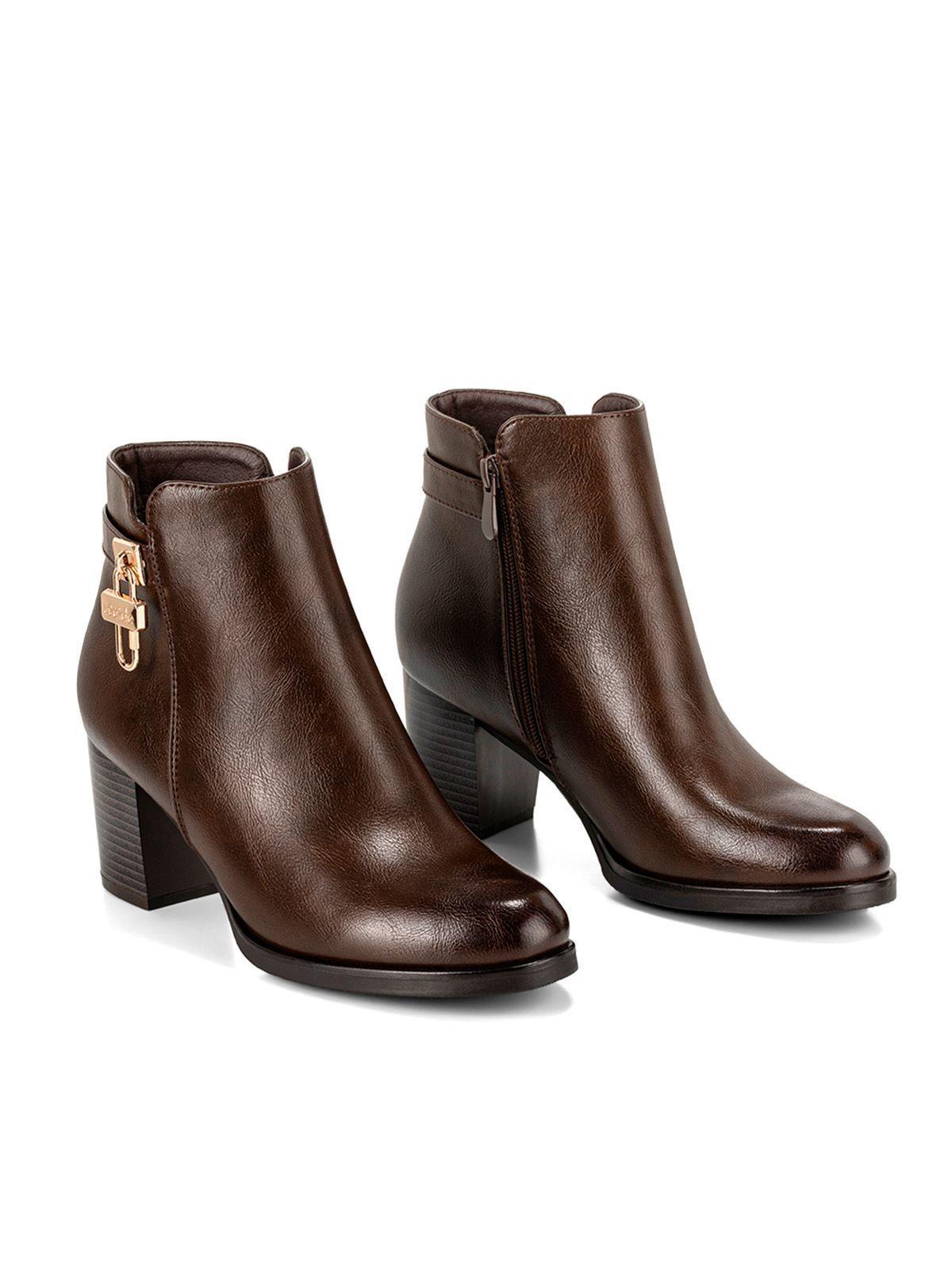 Botin Marron Casual Mujer Weide QBM03-5