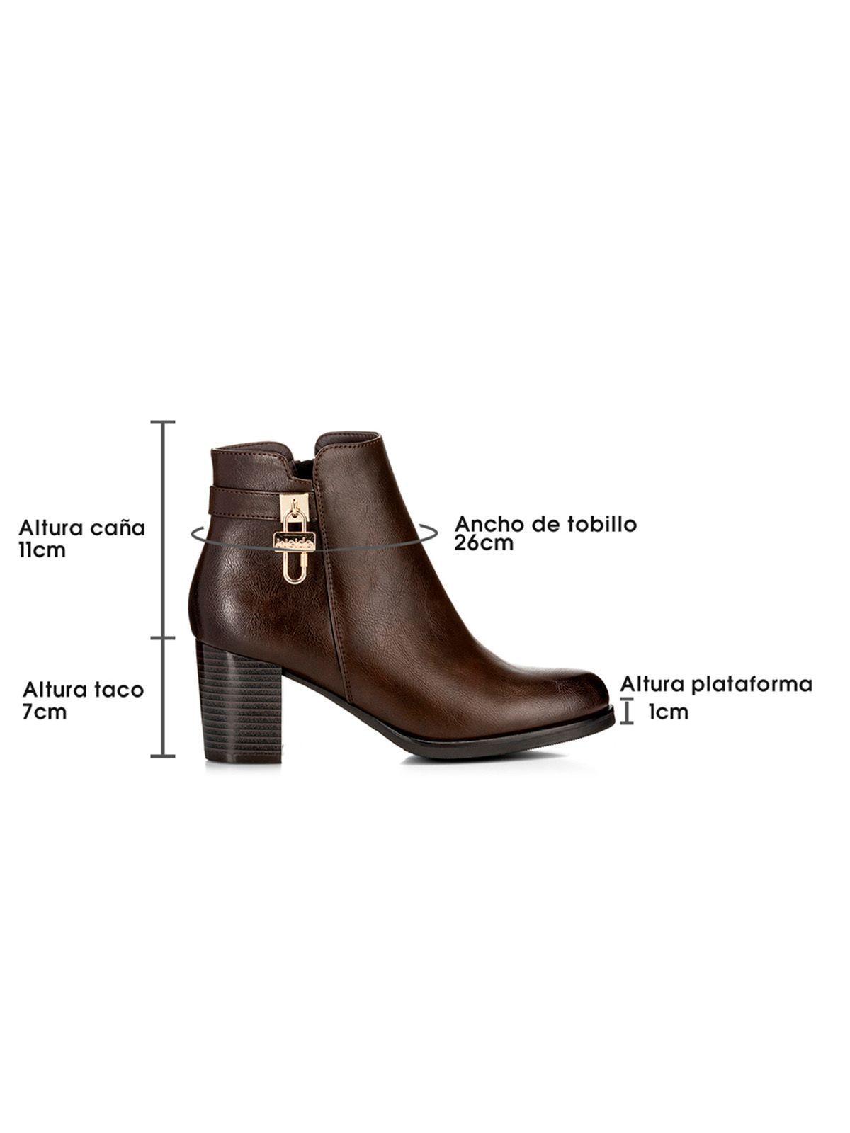 Botin Marron Casual Mujer Weide QBM03-6