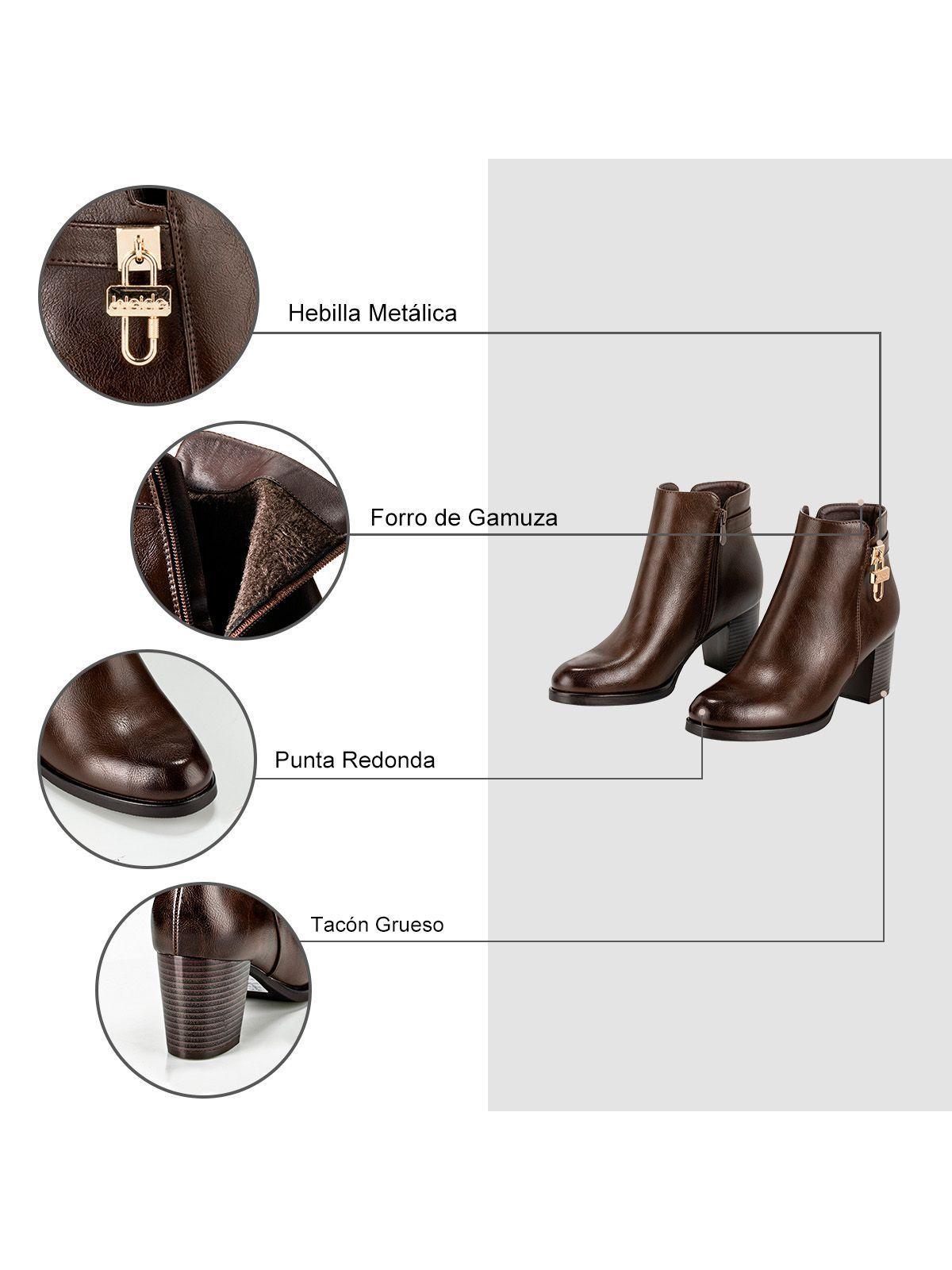 Botin Marron Casual Mujer Weide QBM03-7