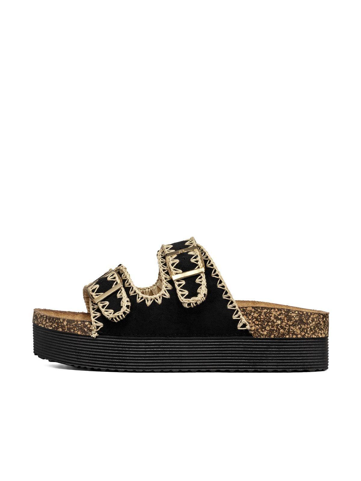 Sandalia Estilo Chala Casual Plataforma Mujer Weide QIU387-6