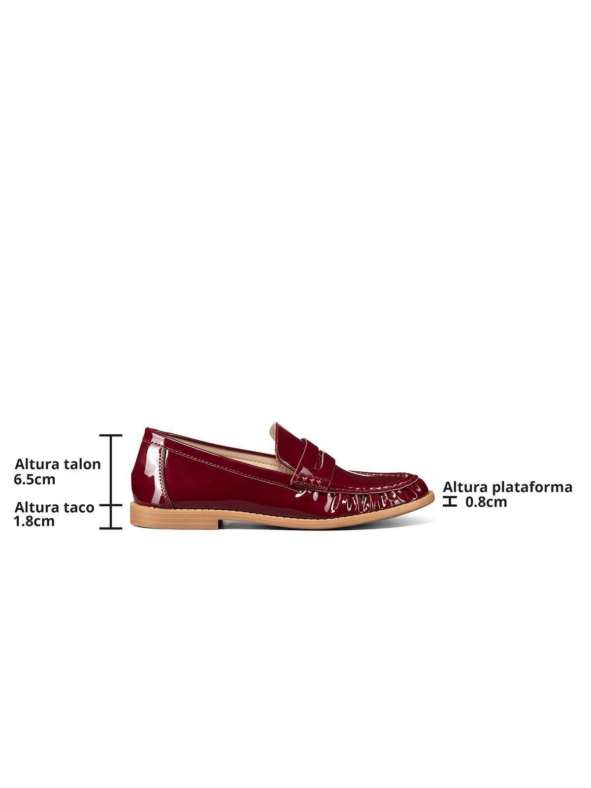 Mocasin Casual Mujer Charol Vintage Formal Weide YOU502-6
