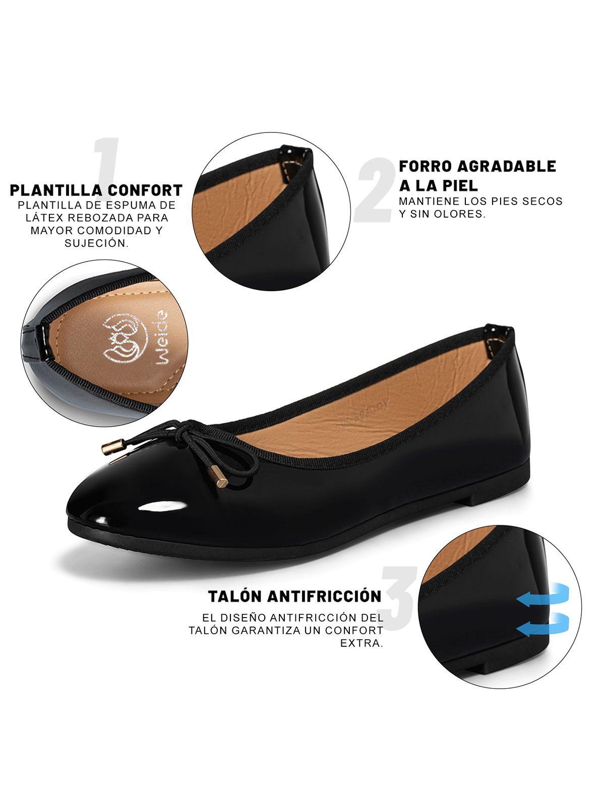 Ballerina Casual Charol Mujer Elegante Weide YOU506-8