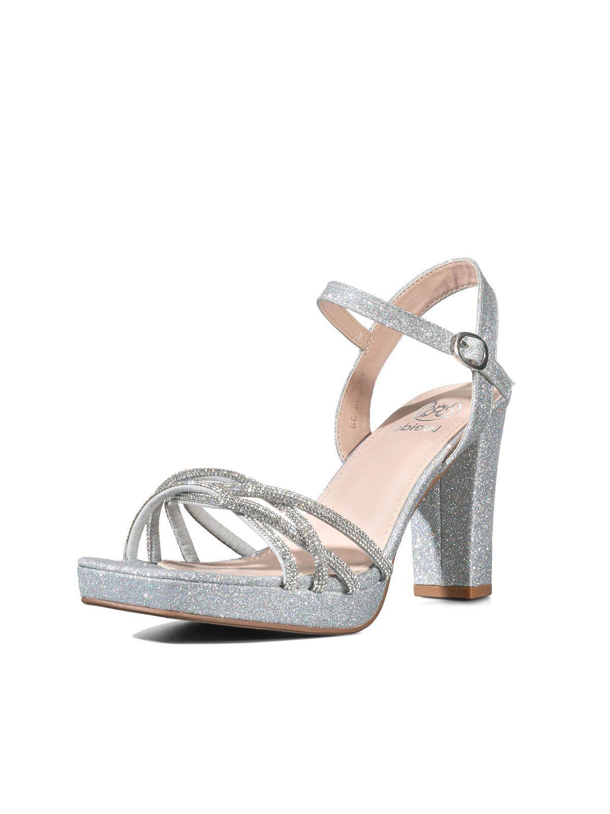 Sandalia Fiesta Glitter Elegante Mujer Weide YOU236-0