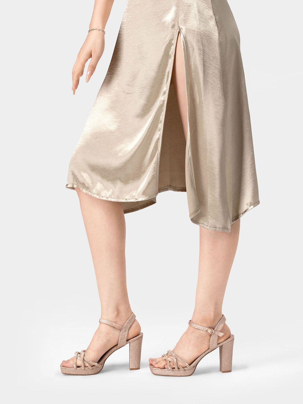 Sandalia Fiesta Glitter Elegante Mujer Weide YOU236-2