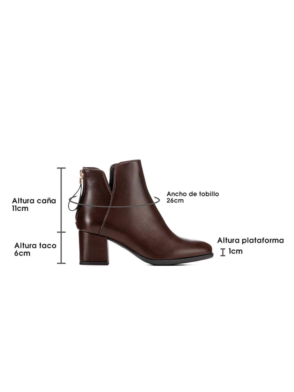 Botin Marron Casual Mujer Weide HX301-6