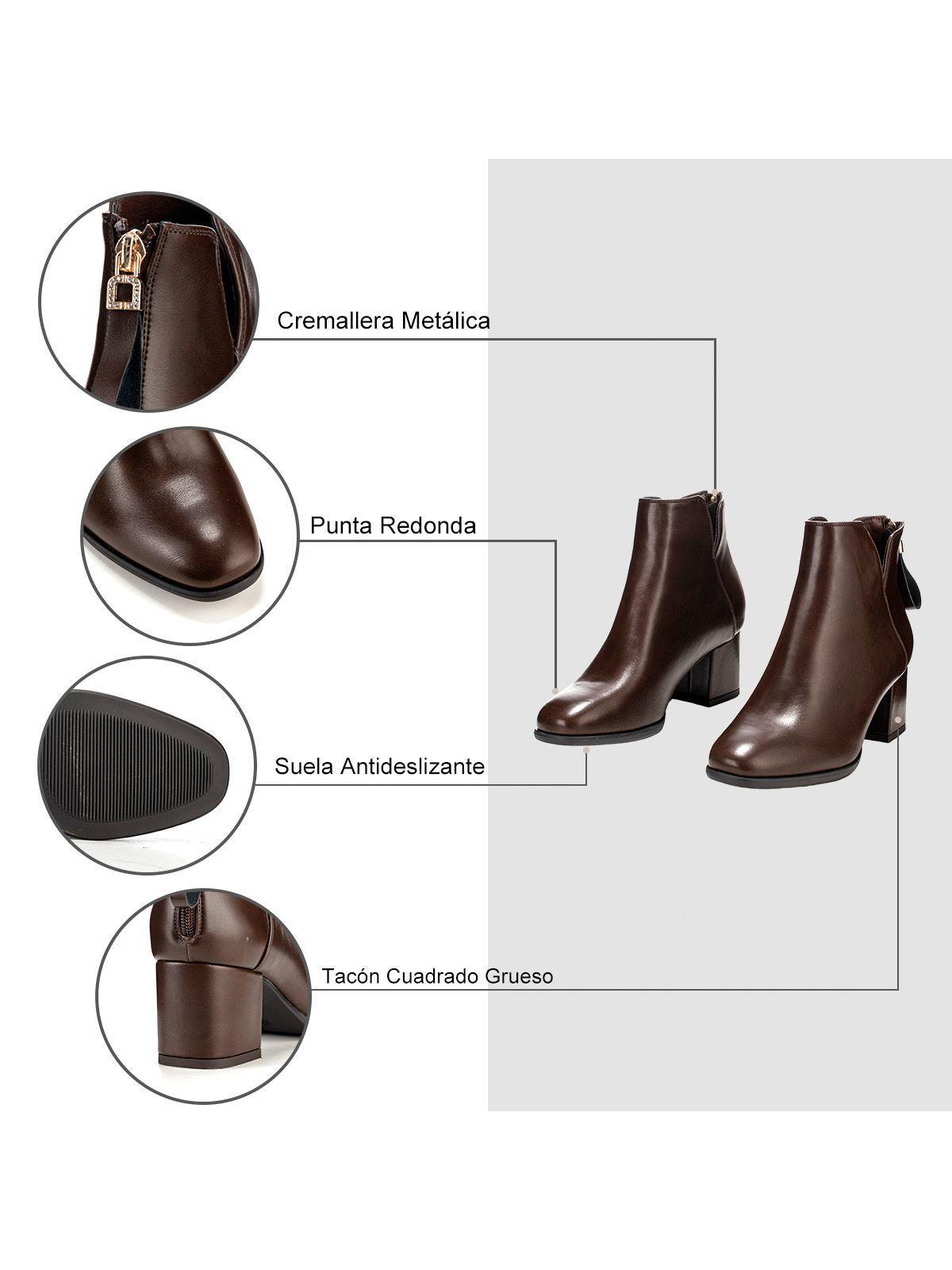 Botin Marron Casual Mujer Weide HX301-7