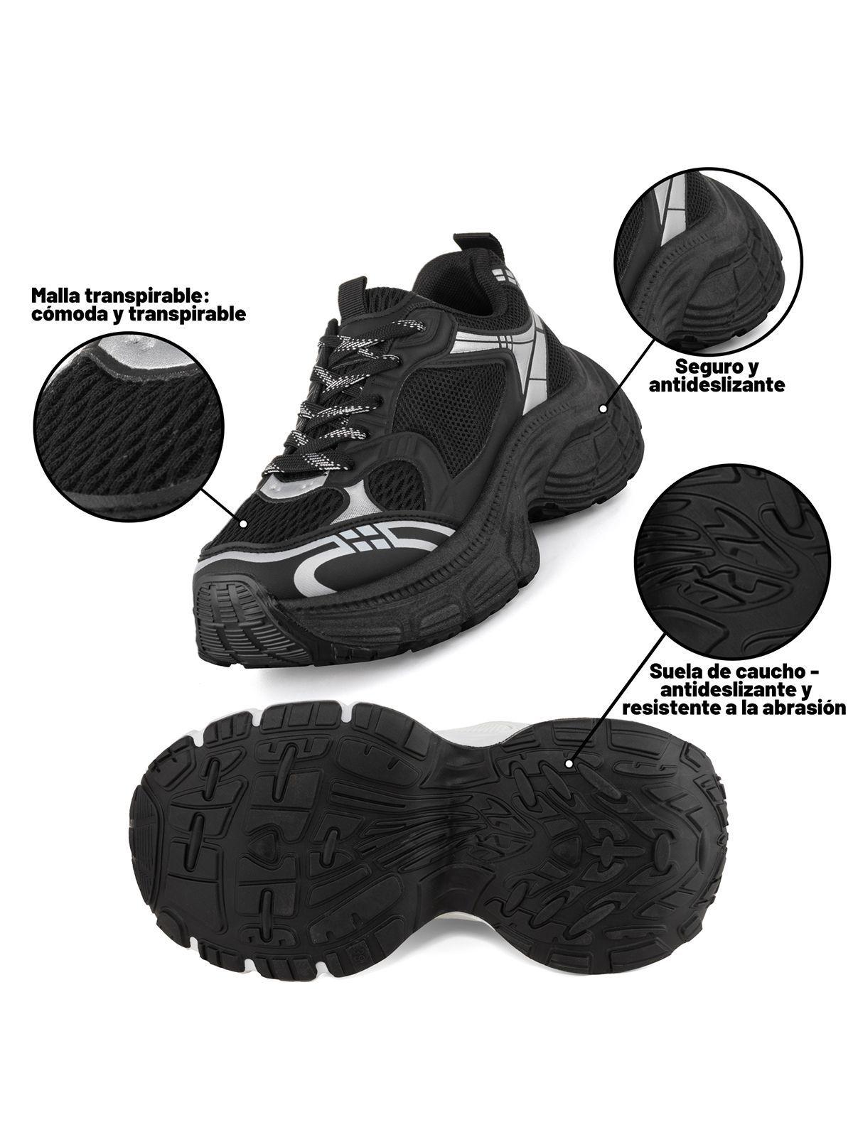 Zapatilla Deportiva Plataforma Mujer Confort Weide LT615-6