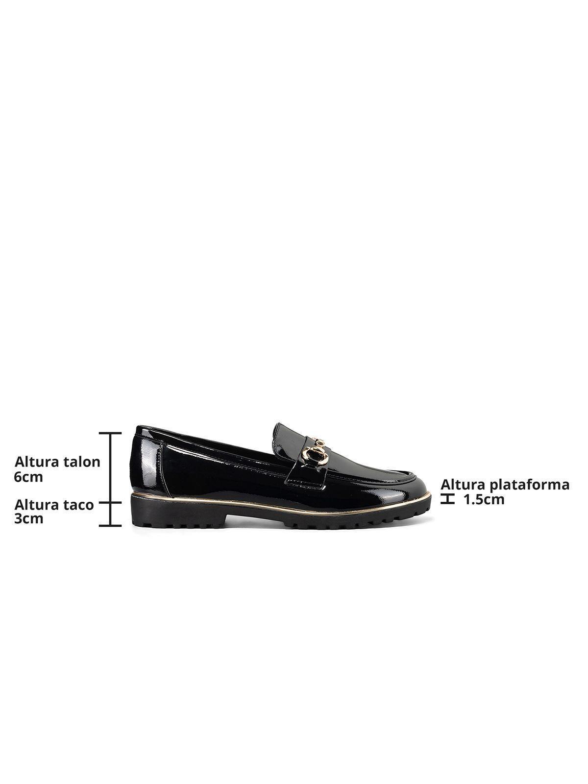 Mocasin Casual Mujer Vintage Clasico Charol Weide JN712-6
