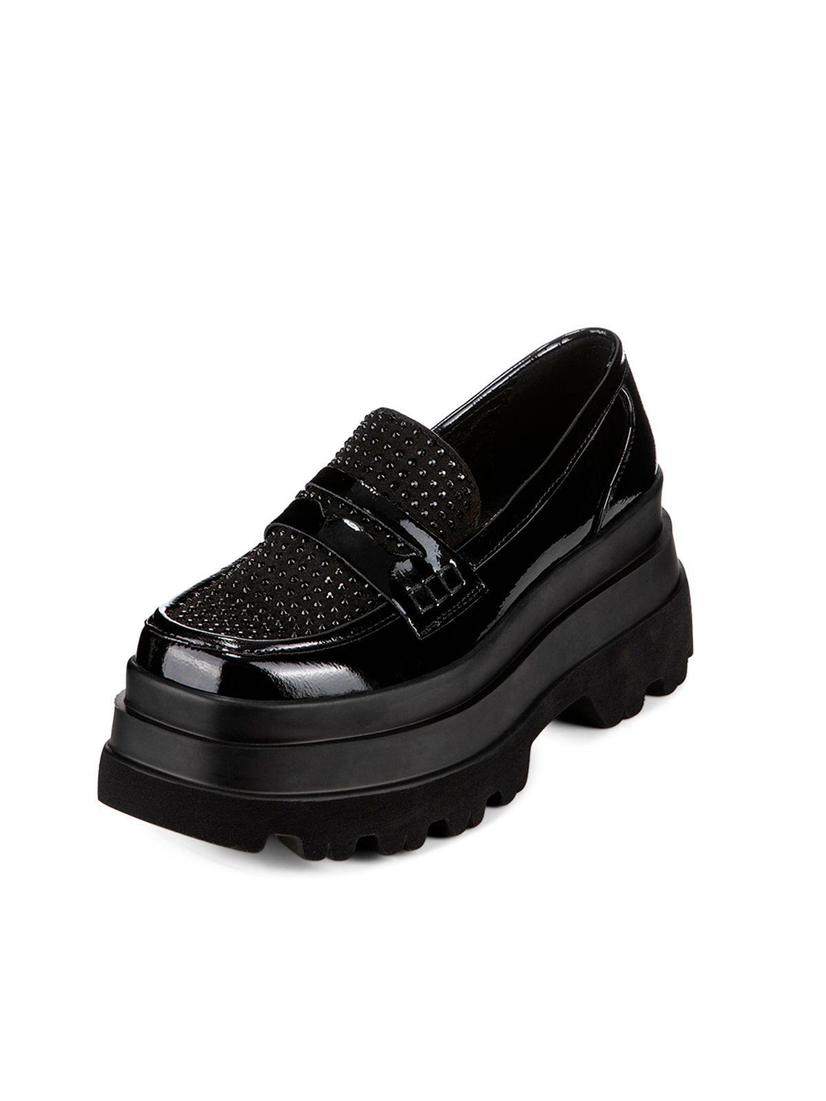 Mocasin Negro Casual Mujer Weide DH77-0