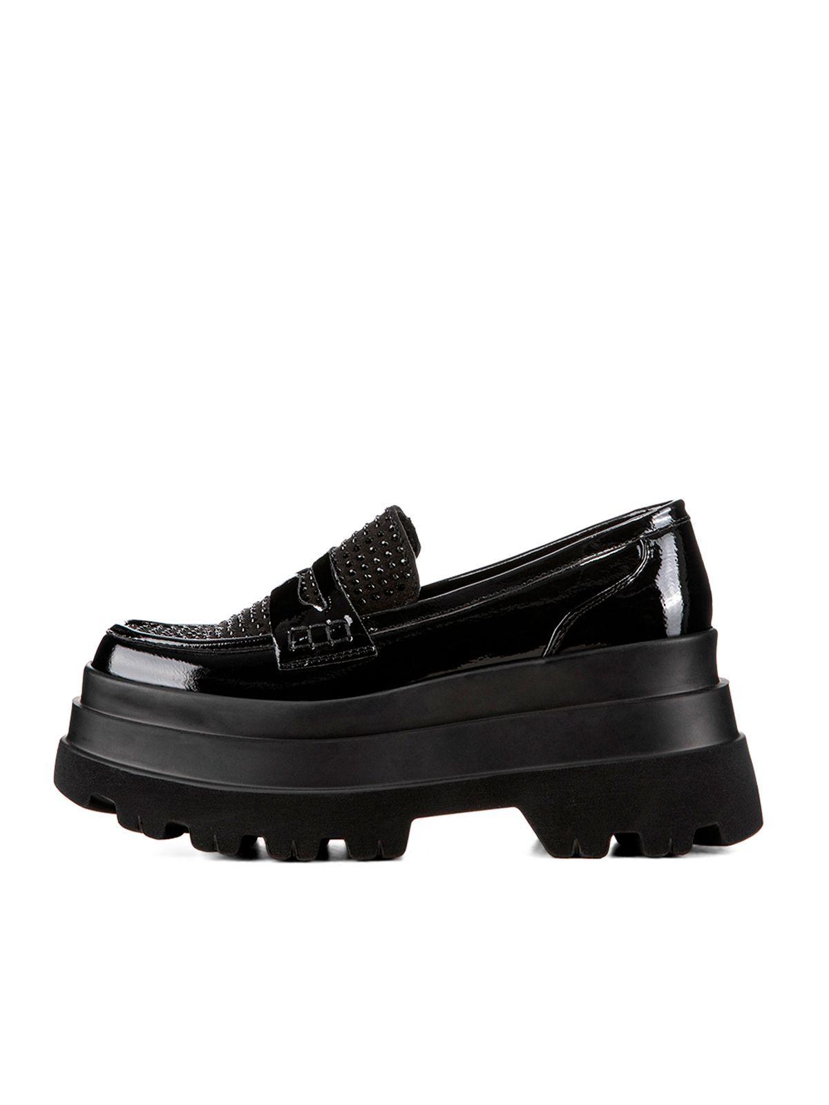 Mocasin Negro Casual Mujer Weide DH77-1