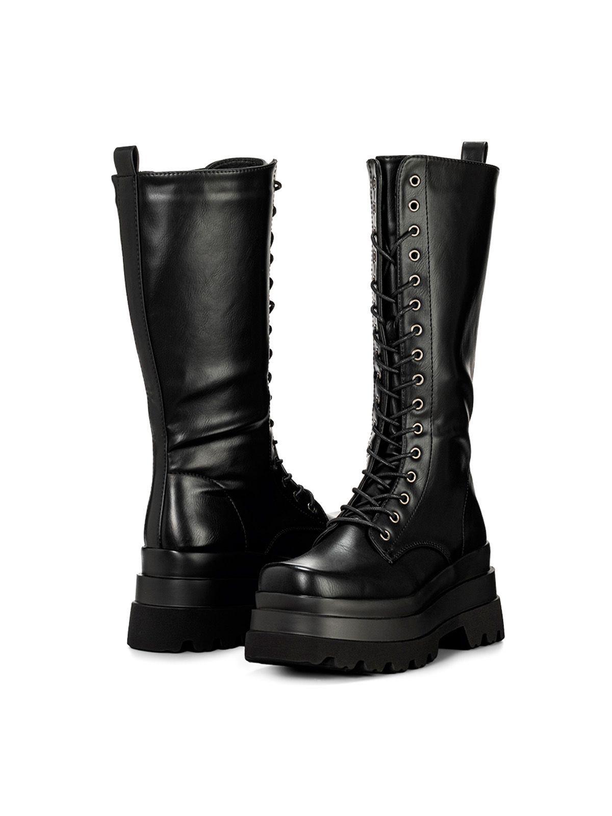 Bota Negro Casual Mujer Weide CZY579-4
