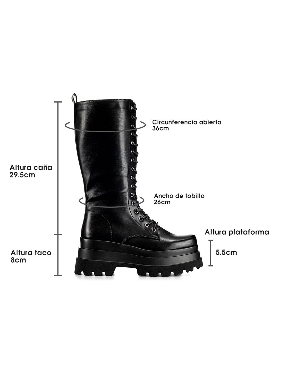 Bota Negro Casual Mujer Weide CZY579-5