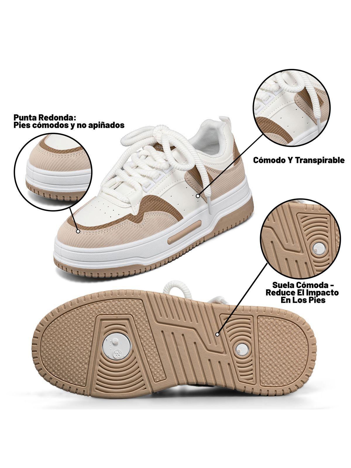 Zapatilla Deportiva Casual Mujer Moda De Colores Weide LT205-7