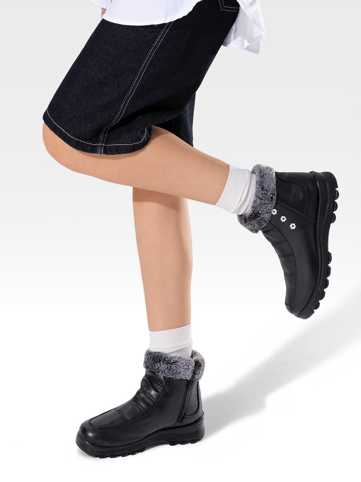 Botin Casual Mujer Térmico Eco Cuero Weide TFA306-2