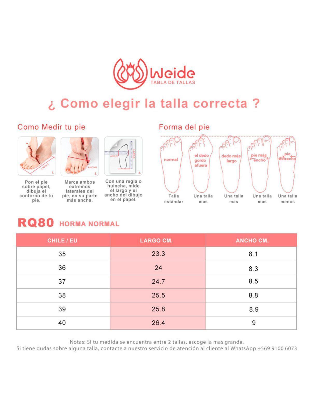 Botas Largas Casual Negro De Moda Mujer Weide RQ80-8