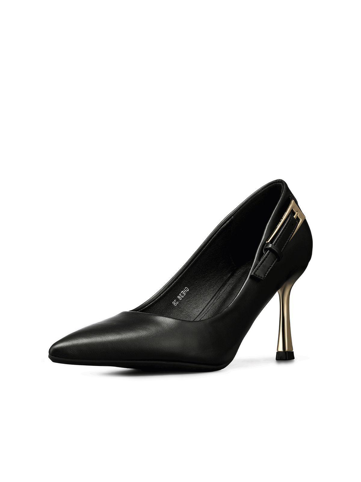 Zapato Taco Alto Formal Simil Charol Mujer Weide GHE38-0