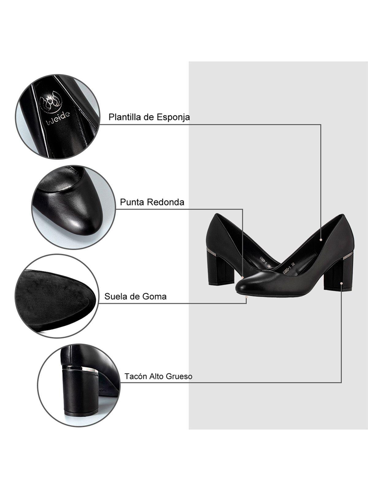 Zapatos Negro Casual Mujer Weide GH65-1-5