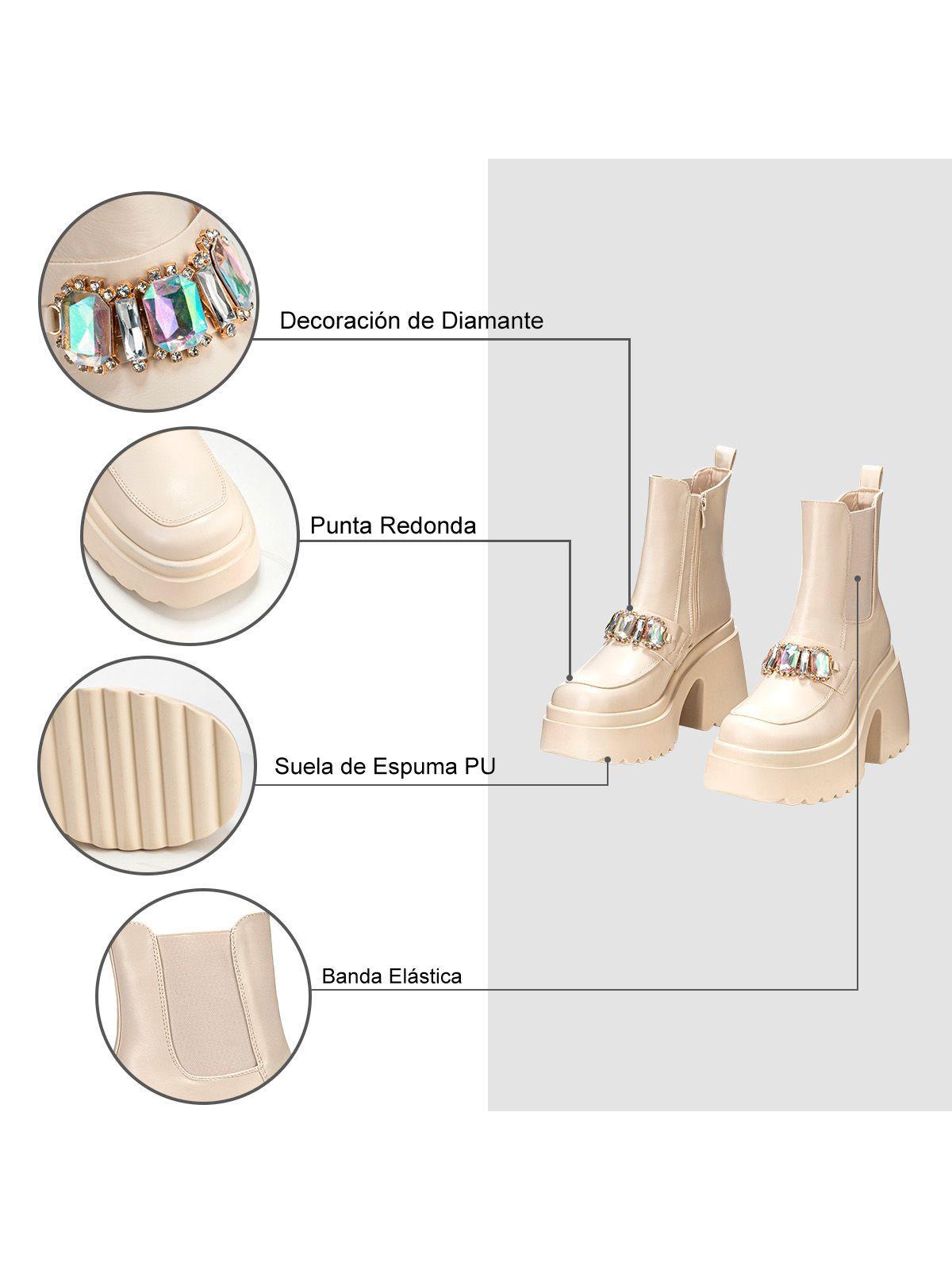 Botin Beige Casual Mujer Weide DH71-6