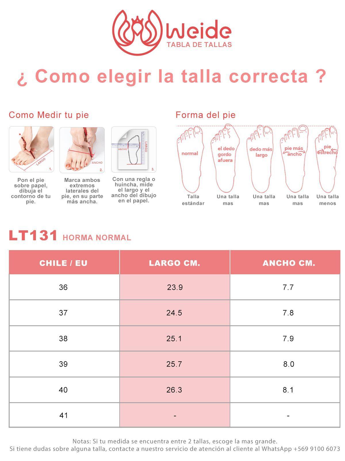 Zapatos Mocasin casual Taco Alto Charol Mujer Weide GH131-3