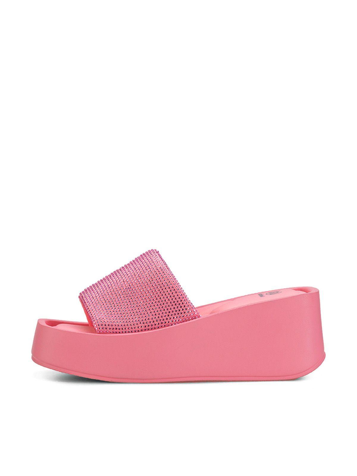 Sandalia Plataforma Rosado Casual YJ31 Weide-1