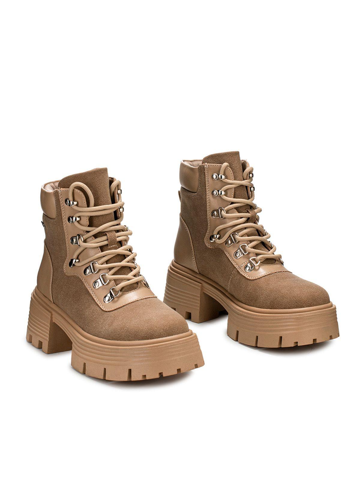 Botin Caqui Casual Mujer Weide DH73-4