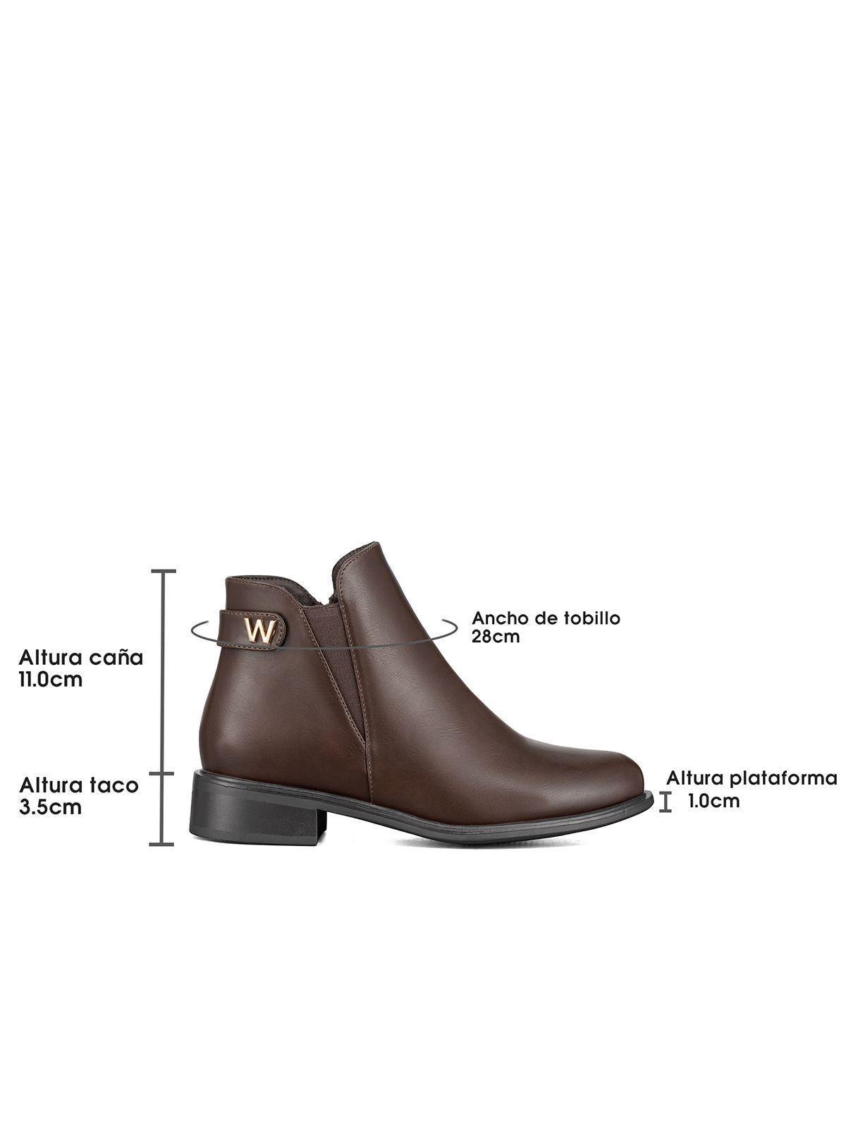 Botin Casual Mujer Eco Cuero Moda Vintage Formal Weide ZS63-6