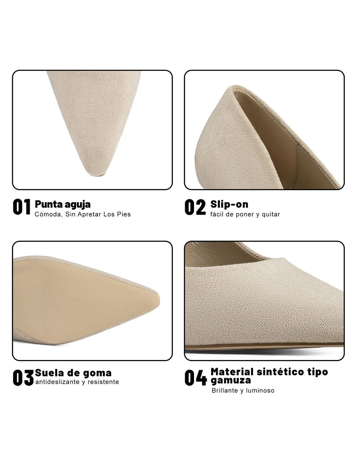 Zapato Taco Alto Mujer Formal PU Weide GH187-8