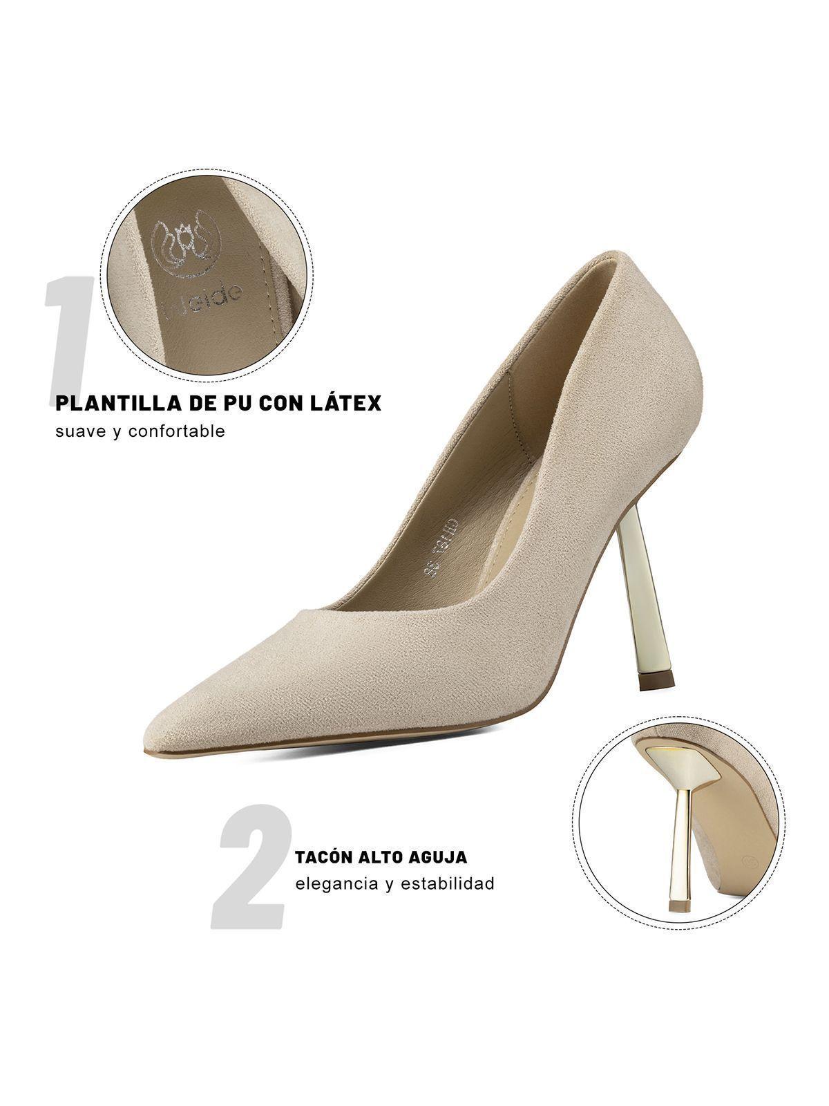 Zapato Taco Alto Mujer Formal PU Weide GH187-7