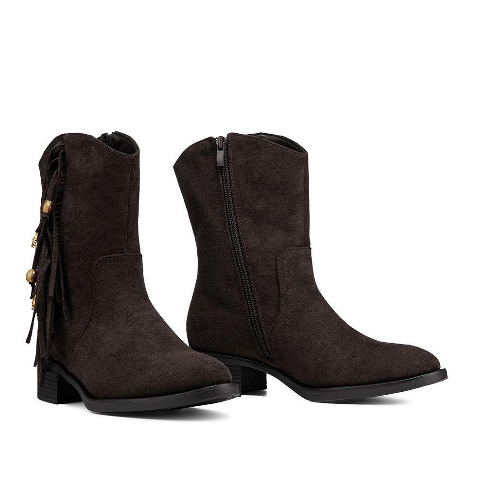 Botín Taco Mujer Casual PU Textil Weide DH91-4