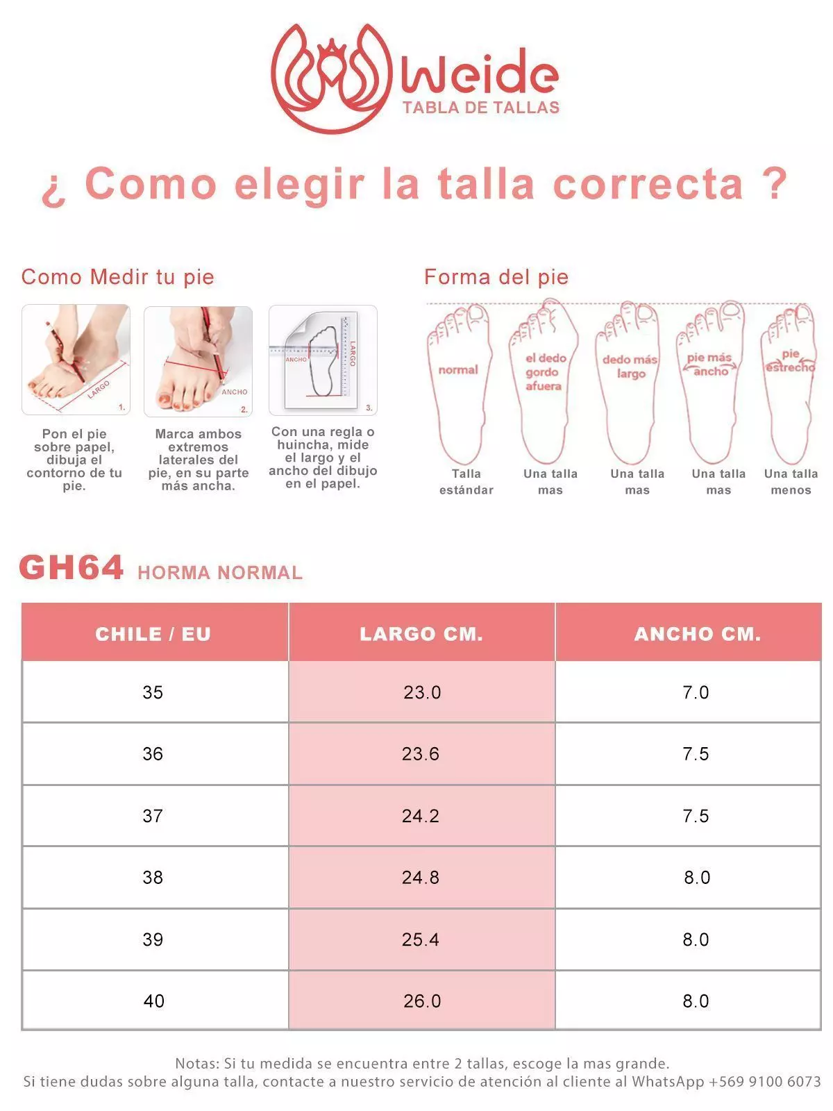 Sandalia Casual Taco Blanca Mujer Weide GH64-3