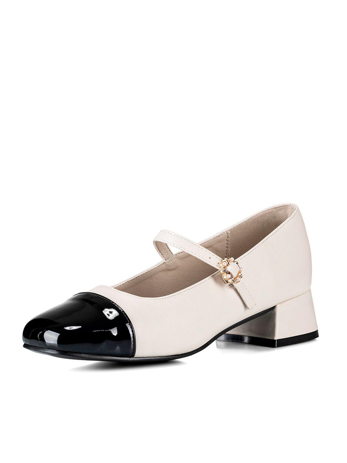 Zapatos Taco Beige Weide YL63-0