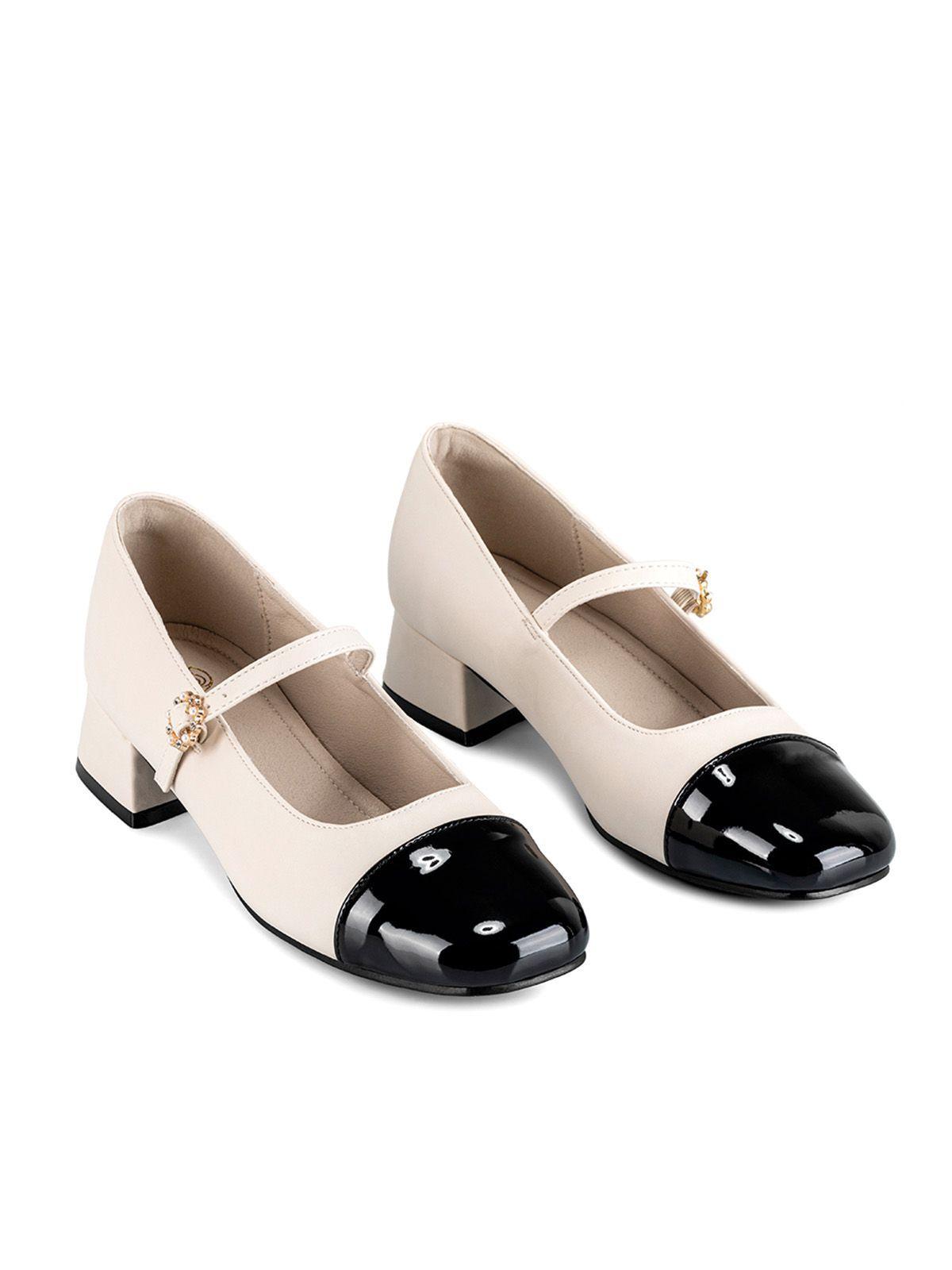 Zapatos Taco Beige Weide YL63-4