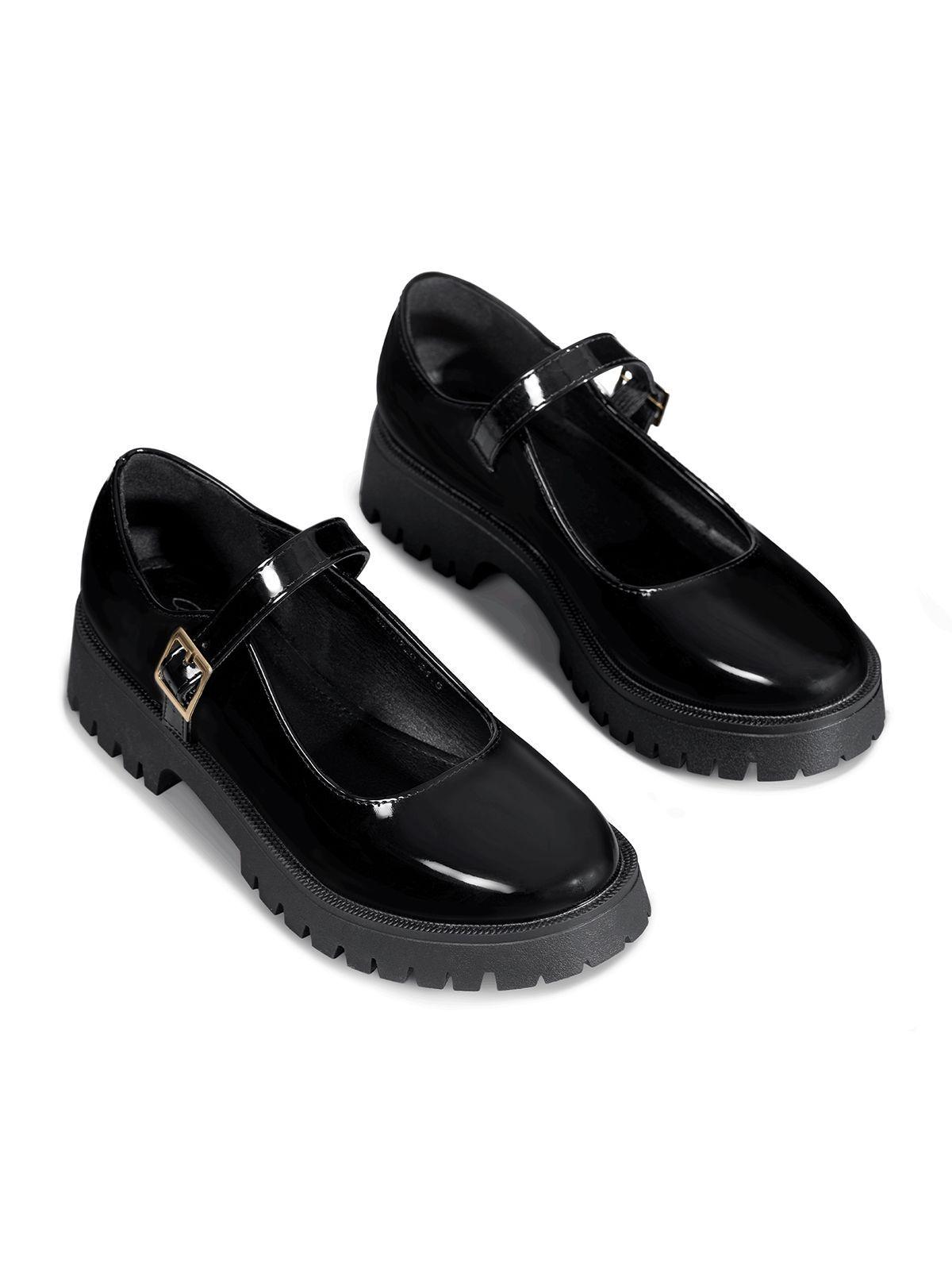 Zapato Mary Jane Plataforma Escolar Mujer Weide JN720-4