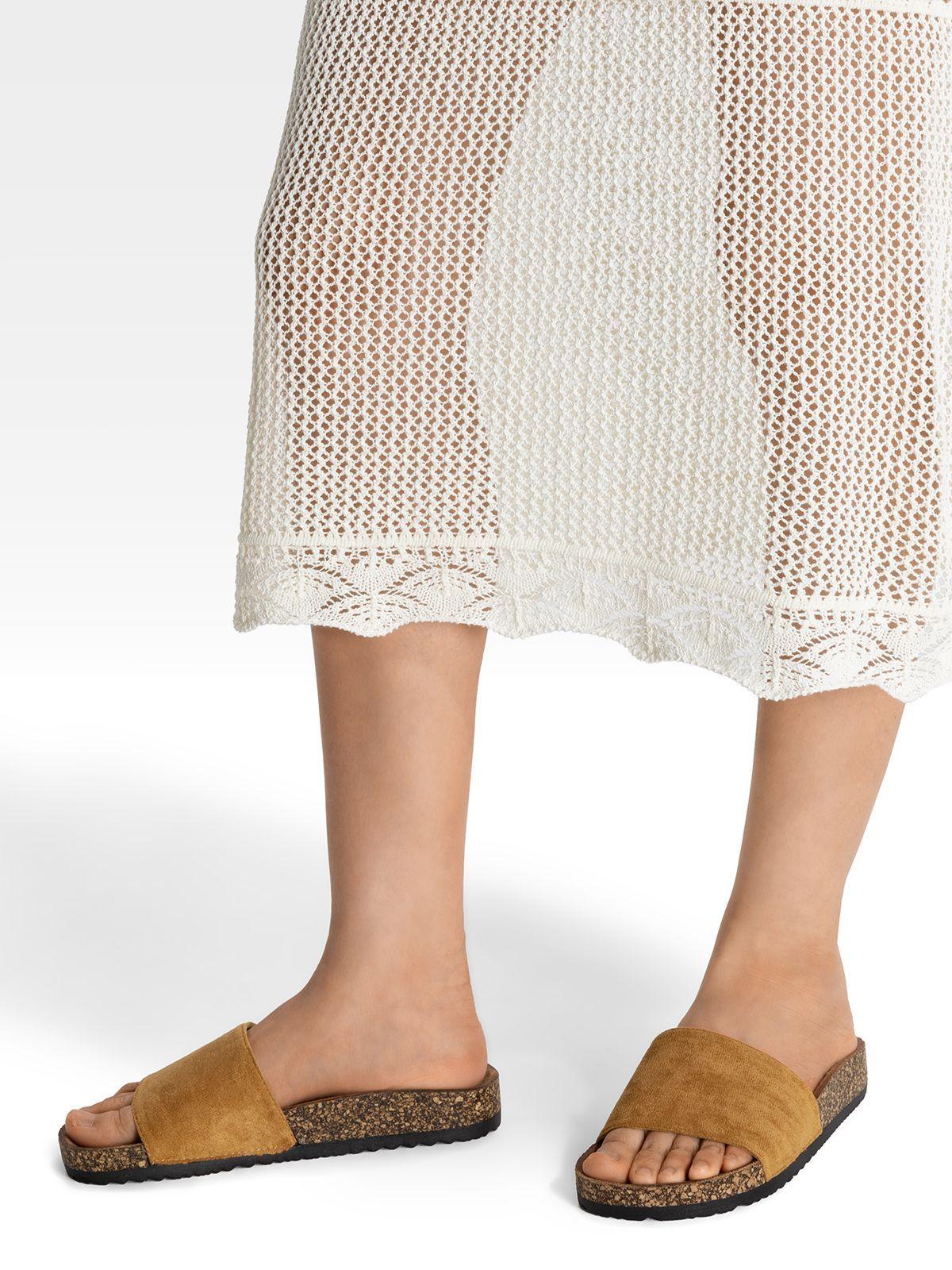 Sandaslia Estilo Chala Simil Gamuza Mujer Weide QIU358B-1