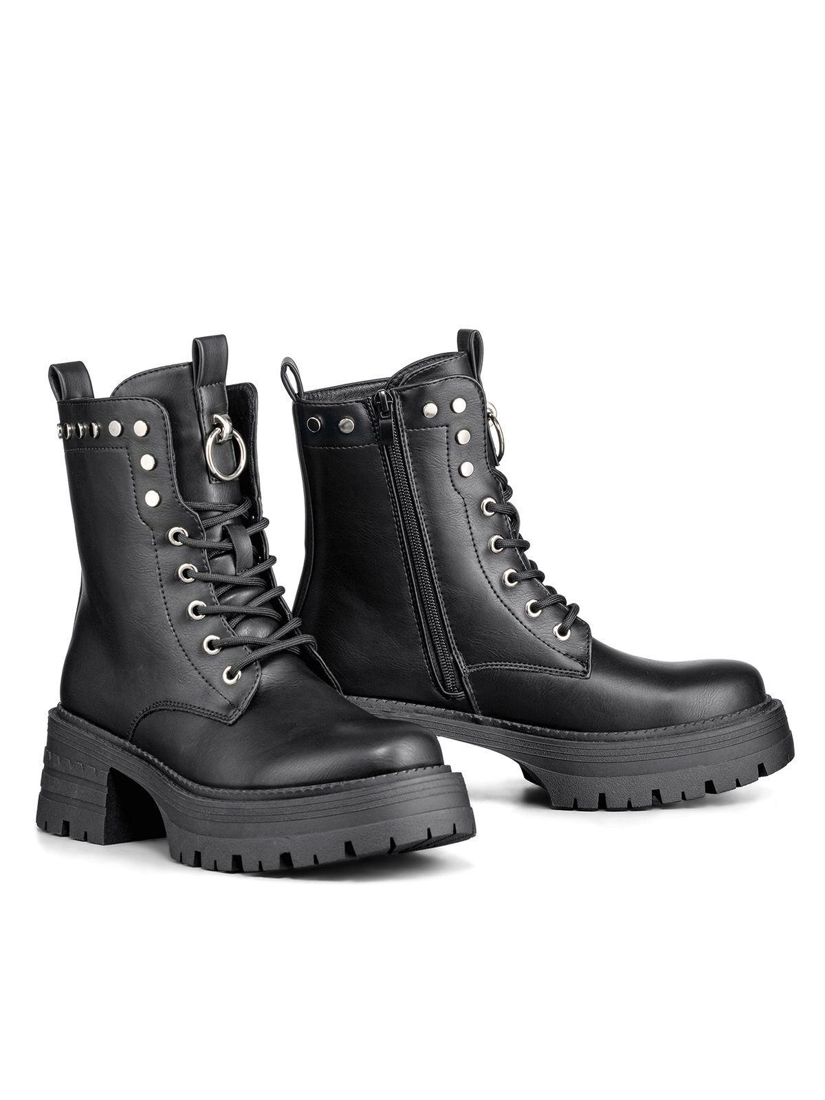 Botin Casual Mujer Eco Cuero Moda Vintage Weide DH86-5