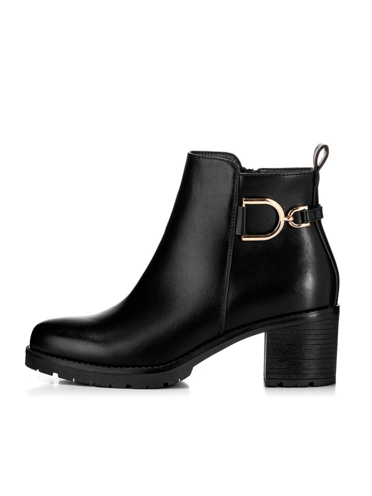 Botin Negro Casual Mujer Weide QBM05-3