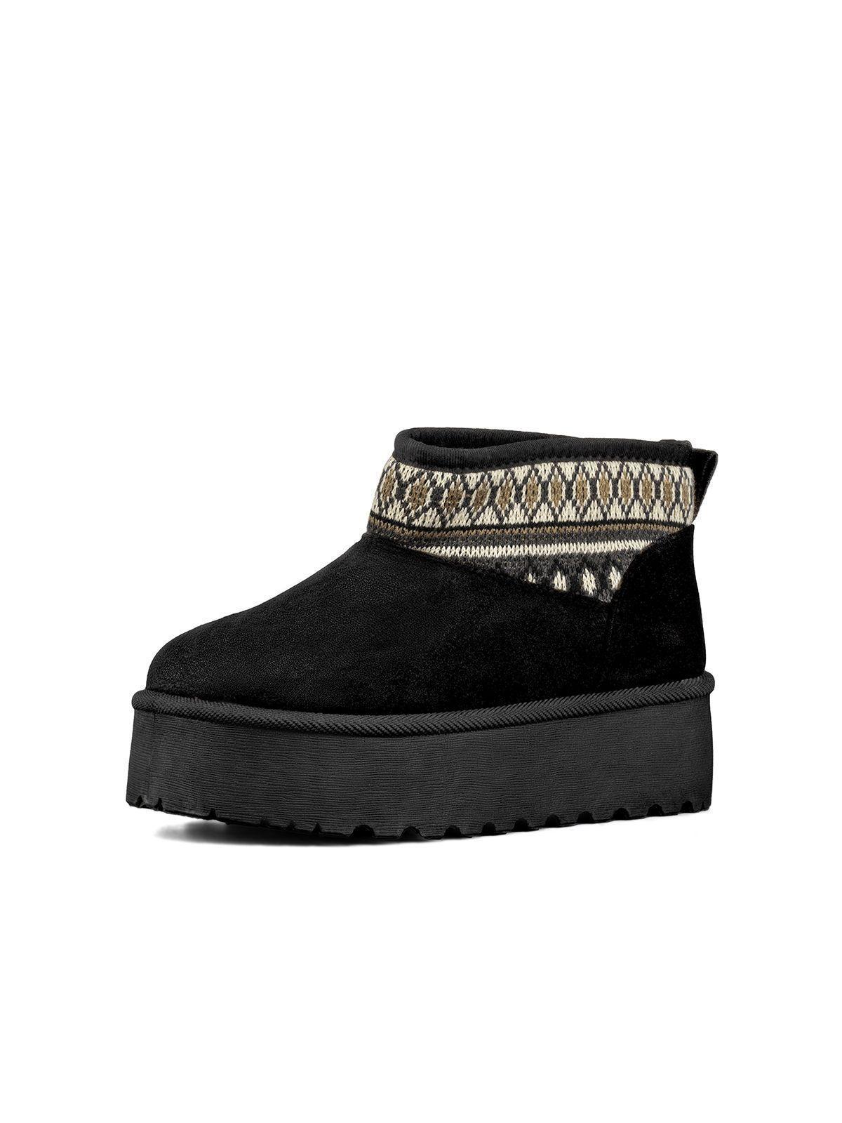 Botin Térmico Casual Mujer Gamuza Antideslizante Weide SL25-0