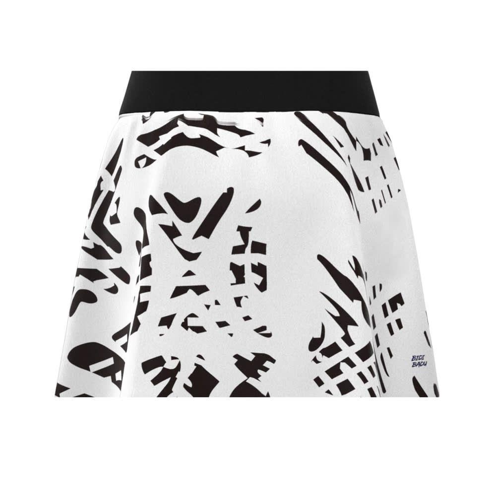Falda Melbourne Printed Cut Out - White/Black-2