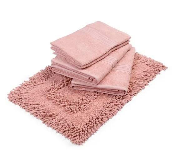 Set de toallas 5 piezas 100% algodón 420 gramos-1
