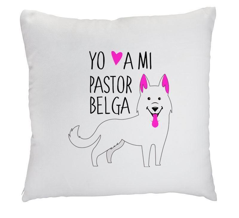 Cojín - Pastor Belga  Blanco-0