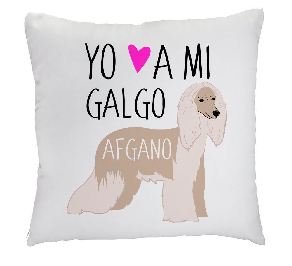 Cojín - Galgo Afgano  Café-0