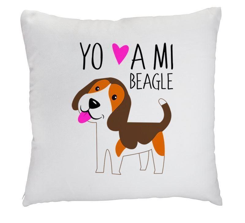 Cojín - Beagle  Blanco-0