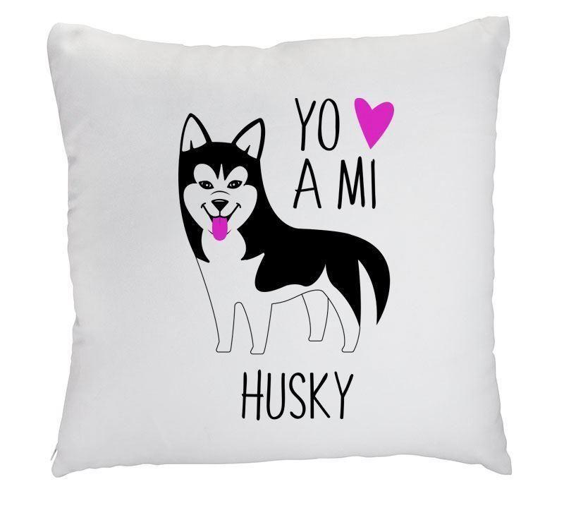 Cojín - Husky  Negro-0