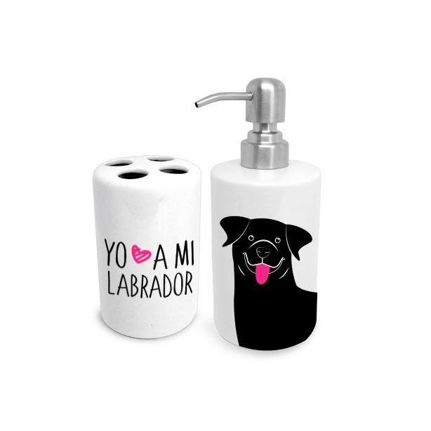 Set de Baño - Labrador Negro-0